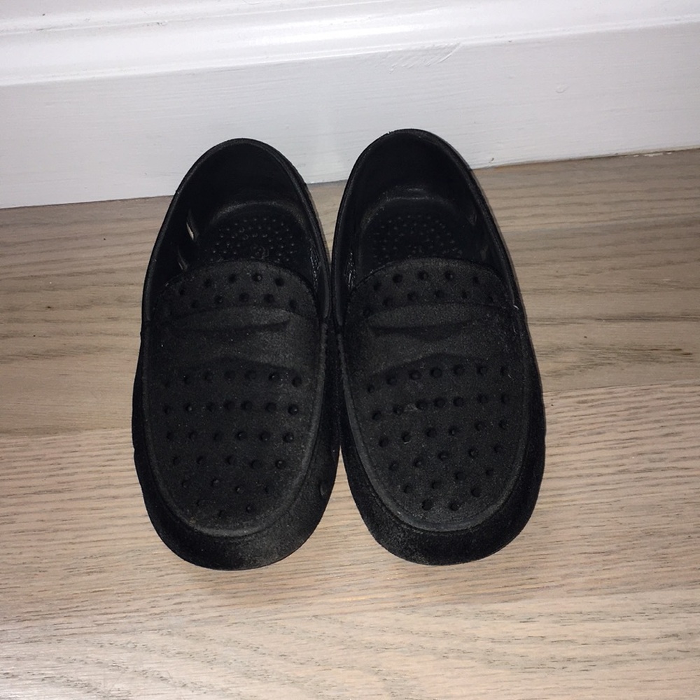 Floafers Black Suede Size 10